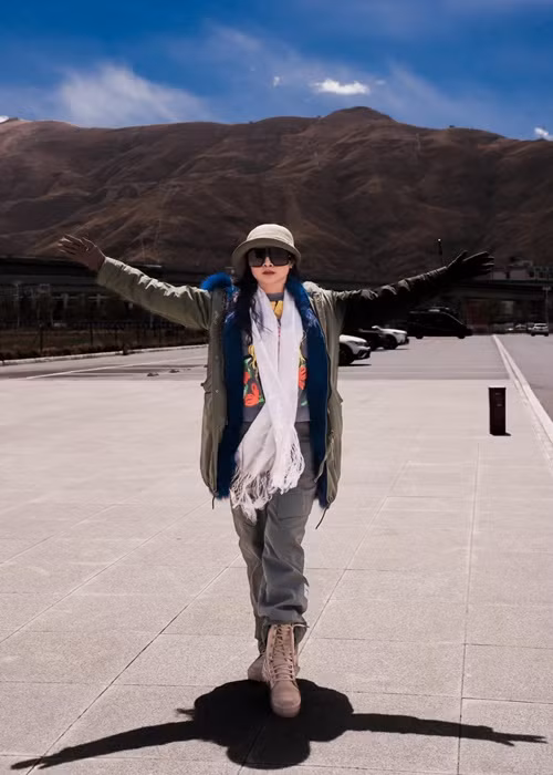 Bà mẹ một con cho hay, đối với cô mỗi phút giây tại Tây Tạng thật đáng giá và không thể quên.