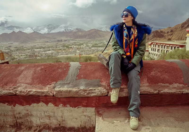 Trên trang cá nhân, Hoa hậu Đền Hùng Giáng My vừa chia sẻ loạt ảnh du lịch Tây Tạng trong những ngày qua.