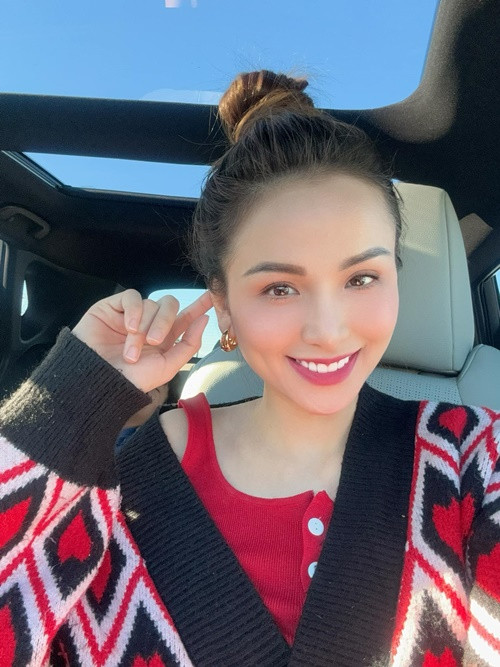 Bà mẹ một con được Dương Yến Ngọc khen trẻ ra đến 10 tuổi.