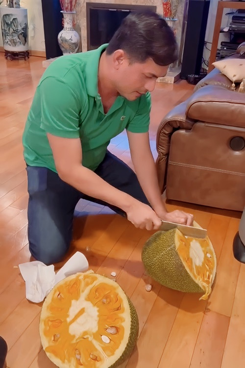 Ca sĩ Thanh Thảo chia sẻ trên trang cá nhân đoạn clip Đức Tiến bổ mít. Sau khi bổ xong, anh đang rửa tay thì ngã ra đất. Nhanh chóng, Đức Tiến được đưa đi cấp cứu. Anh mất vì nhồi máu cơ tim.