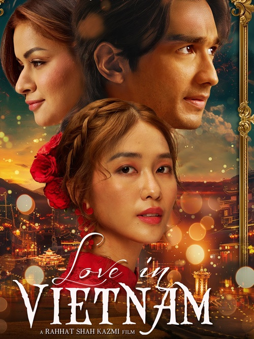 Phim hợp tác ngoại giao Việt Nam - Ấn Độ Love in Vietnam có sự tham gia của Khả Ngân và Shantanu Maheshwari. Ảnh: FBNV.