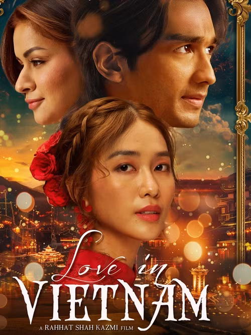 Phim hợp tác ngoại giao Việt Nam - Ấn Độ Love in Vietnam có sự tham gia của Khả Ngân và Shantanu Maheshwari. Ảnh: FBNV.