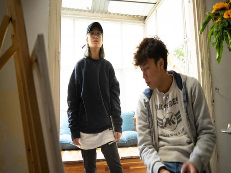 Trong khi Thục Anh là đạo diễn, Long Vũ là diễn viên. Cả hai rất hợp nhau và hỗ trợ nhau trong nhiều việc. Ảnh: FBNV.