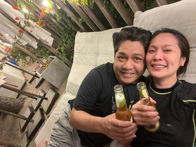 Thanh Thúy chia sẻ, vợ chồng cô thỉnh thoảng còn giận nhau.