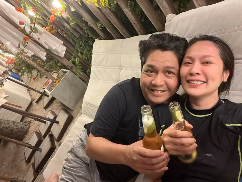 Thanh Thúy chia sẻ, vợ chồng cô thỉnh thoảng còn giận nhau.