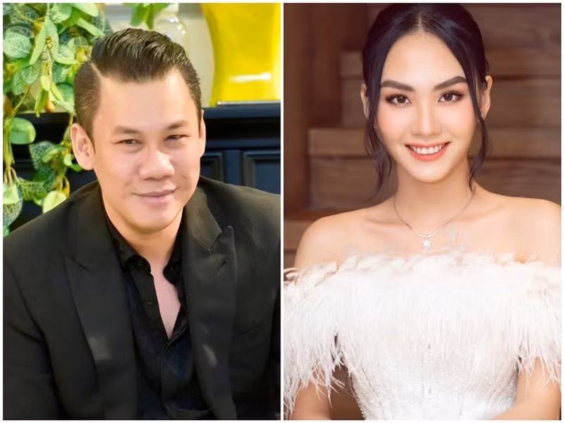 Tháng 10/2021, tin đồn tình cảm giữa Đức Huy và Mai Phương rộ lên khi nam doanh nhân đăng tải hình ảnh nàng hậu dạy con trai của anh tại nhà riêng. Ảnh: FBNV.