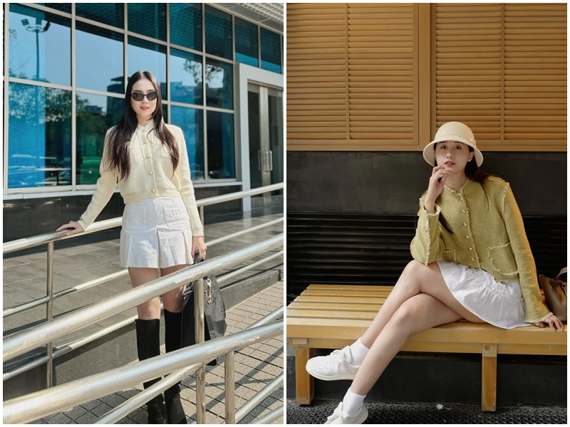 Phong cách của Mai Ngọc và Nga Anh đều trẻ trung, sành điệu.