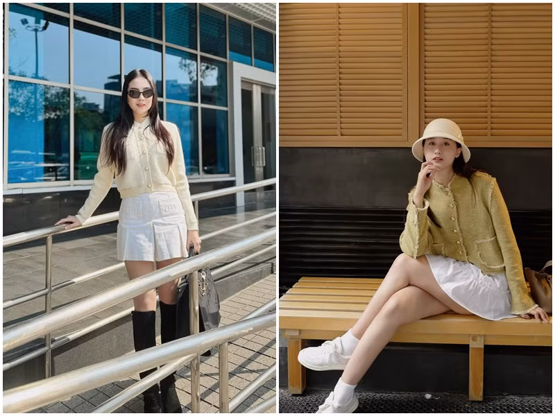 Phong cách của Mai Ngọc và Nga Anh đều trẻ trung, sành điệu.
