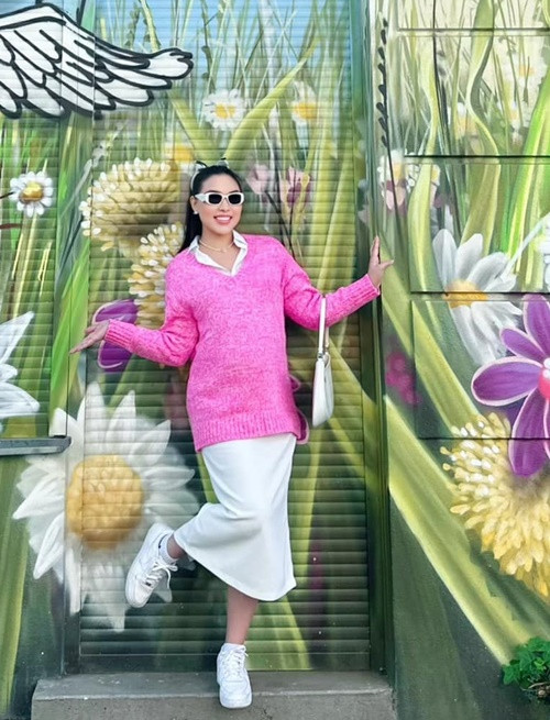 Nữ người mẫu cho biết, cô yêu thích thời tiết, thiên nhiên ở Đức.