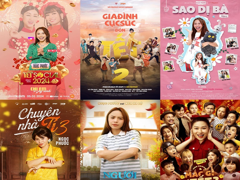 Ngọc Phước góp mặt trong nhiều bộ phim, webdrama hài.