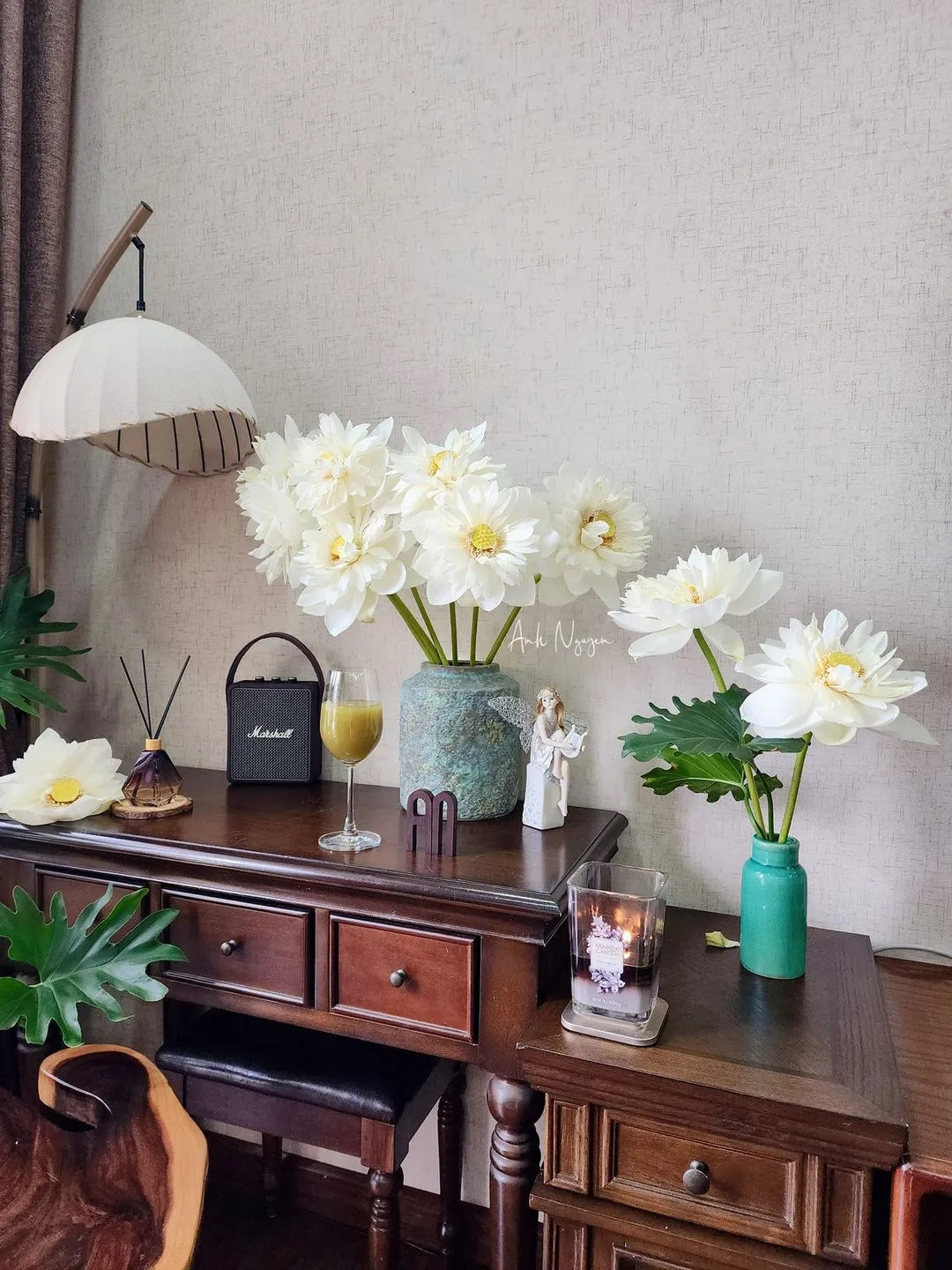 Bạch liên đại vừa thơm vừa đẹp! Ảnh: Anh Nguyen