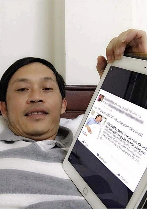 Năm 2017, tin đồn Hoài Linh qua đời khiến người trong cuộc bức xúc. Ảnh: FBNV.