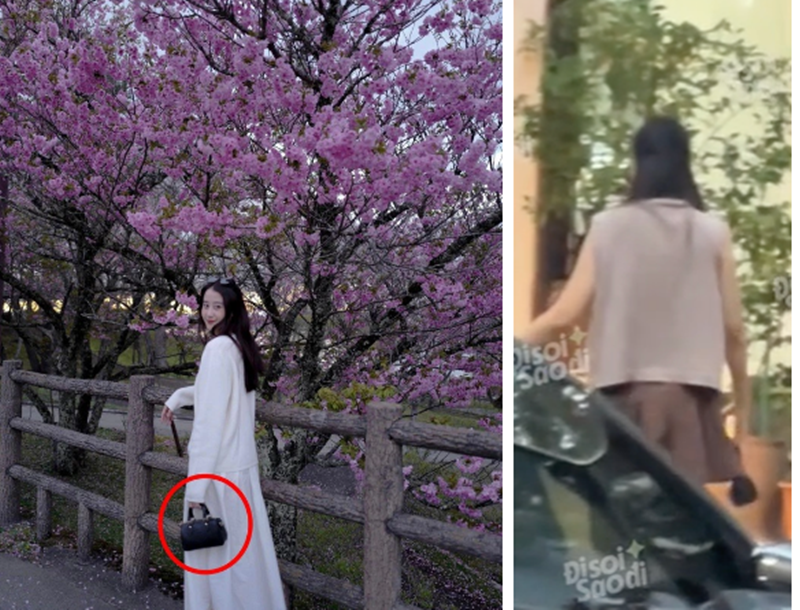 Một số cư dân mạng đặt nghi vấn cô gái xuất hiện bên chồng cũ Mai Ngọc là hot girl Nga Anh. Ảnh: Đời Sống Pháp Luật.