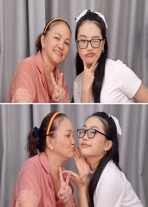 Bố mẹ Phương Mỹ Chi sống thảnh thơi bên các con. Ảnh: FBNV.