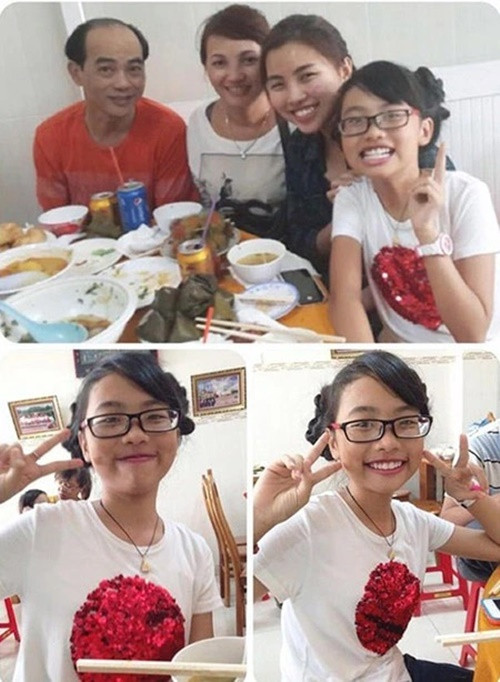 Mẹ Phương Mỹ Chi bán chè ở đầu ngõ trước khi con gái nổi tiếng. Ảnh: Một Thế Giới.