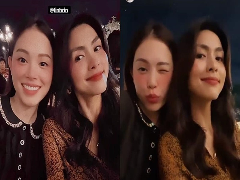 Dịp sinh nhật Hà Tăng, Linh Rin khoe ảnh chụp bên “ngọc nữ” và gọi Hà Tăng là chị gái. Ảnh: Instagram.