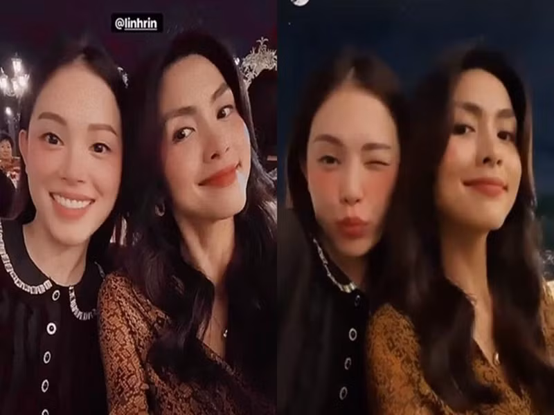 Dịp sinh nhật Hà Tăng, Linh Rin khoe ảnh chụp bên “ngọc nữ” và gọi Hà Tăng là chị gái. Ảnh: Instagram.