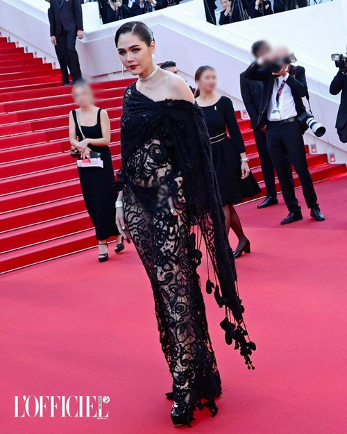 Sao Thai Lan mac nhu khong tren tham do Cannes 2024 ngay thu 3