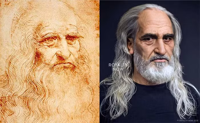 Thiên tài Leonardo de Vinci.