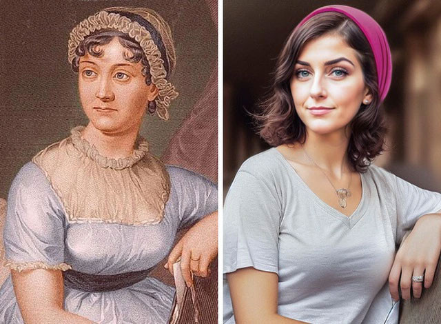 Jane Austen - tiểu thuyết gia người Anh nổi tiếng với các tác phẩm diễn giải, phê bình và bình luận về tầng lớp quý tộc Anh vào cuối thế kỷ 18.