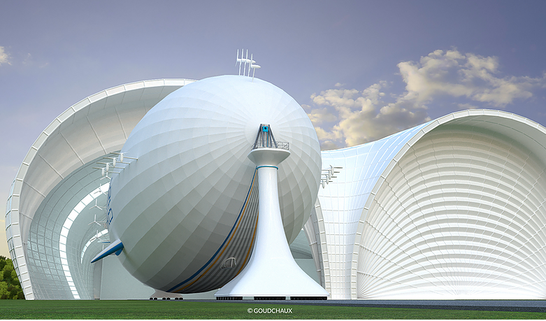 Ước tính, mẫu khí cầu lai máy bay sẽ có kích thước 200m từ mũi đến đuôi và đường kính phình ra là 50m. Khoang hàng hóa dài 96m của nó sẽ được sử dụng để chở tới 60.000 kg hàng hóa mỗi chuyến, trong khi 180.000 mét khối helium sẽ có nhiệm vụ nâng toàn bộ khối hàng lên độ cao 3.000m trên không. 