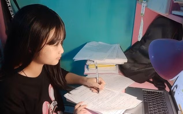 Sự vượt khó của Thu Trang khiến nhiều người nghĩ tới thủ khoa khối C năm ngoái cũng đến từ quê lúa Thái Bình, đó là em Nguyễn Thị Thu Thủy.