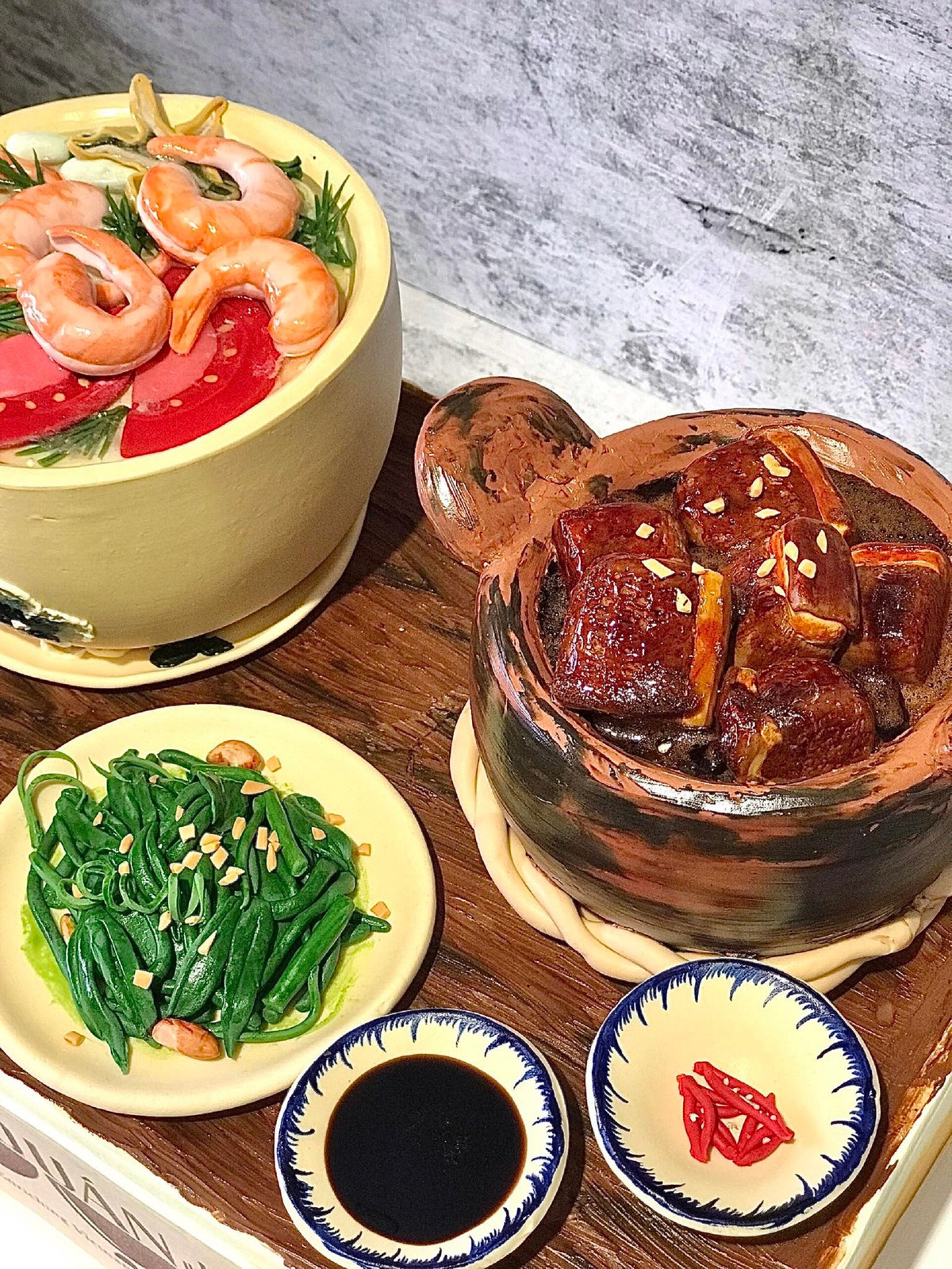 Nếu chỉ nhìn thoáng qua, rất khó để nhận ra đây là những chiếc bánh kem.