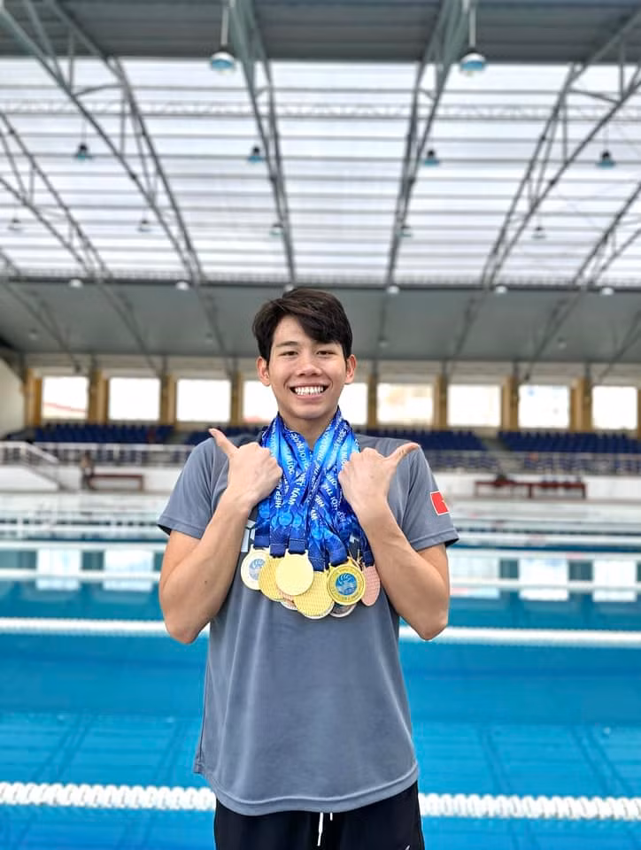 Một số thành tích đáng nể của Quang Thuấn như: HCB nội dung 400m hỗn hợp ở Sea Geams 31 hay HCB ở Sea Games 32.