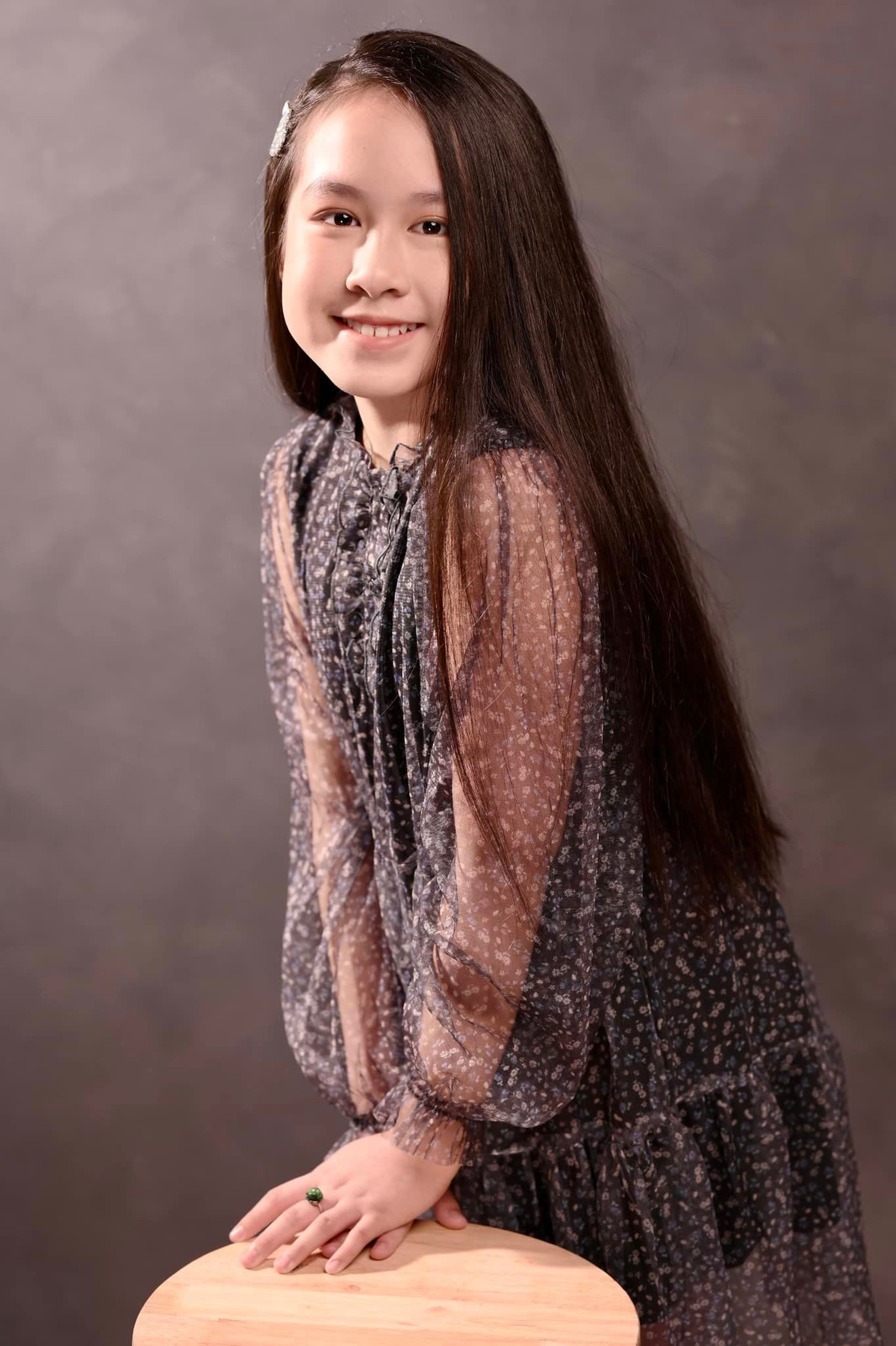 Ngoài những lúc bận rộn với công việc, BTV Hoài Anh luôn dành thời gian bên gia đình, con gái.