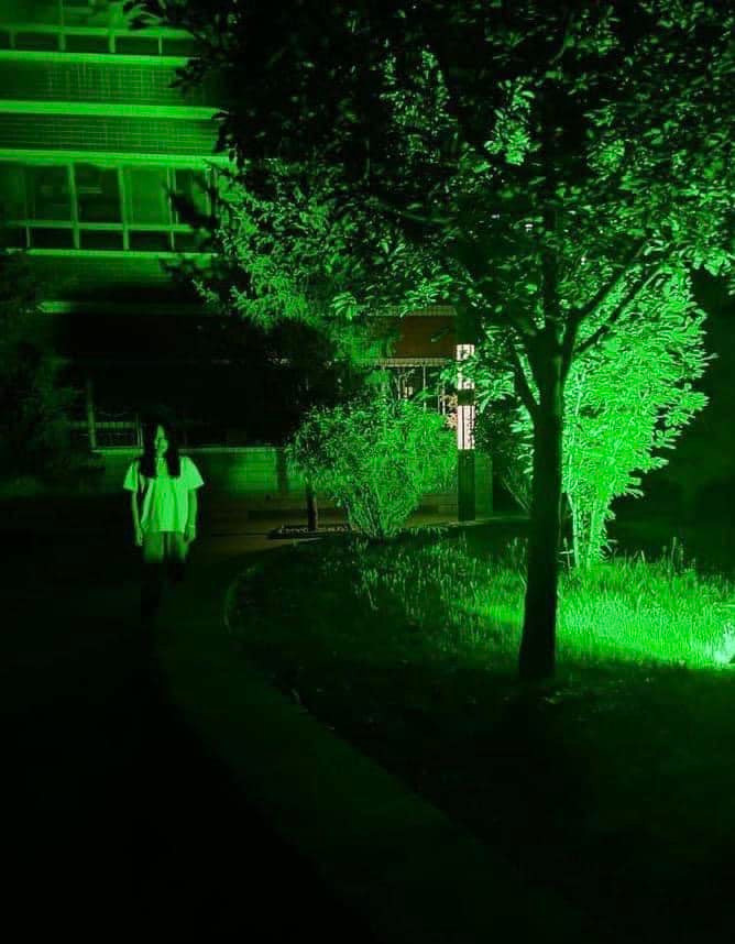 Bức ảnh rất có hồn, nhưng là như có "hồn ma"... (Ảnh: Facebook)