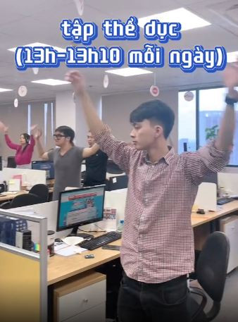 Xu hướng "siêu nhanh" đang giúp cộng đồng hướng đến lối sống khoẻ mạnh, năng động, giảm sức "ì" - vốn là căn bệnh cố hữu của dân văn phòng. (Ảnh: Tiktok)