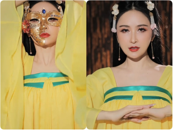 Chưa đến 1 phút nhưng bà xã Minh Nhựa đã khắc họa được hình ảnh của Võ Tắc Thiên qua mỗi giai đoạn lịch sử. Đoạn clip của Mina Phạm nhận về gần 700 nghìn lượt yêu thích và hơn 500 lượt bình luận.