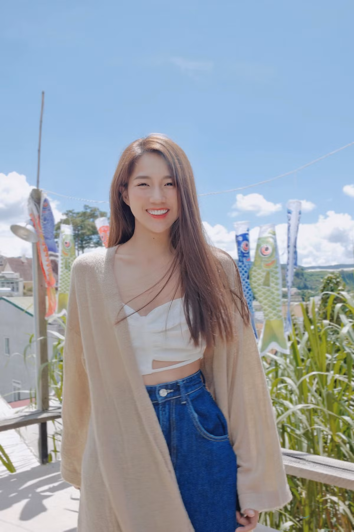 Kiều Trinh theo đuổi phong cách nhẹ nhàng, nữ tính.