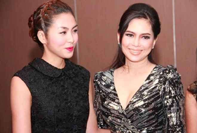 Đồng thời bà Thủy Tiên cũng là mẹ chồng của ngọc nữ showbiz Việt là Tăng Thanh Hà.