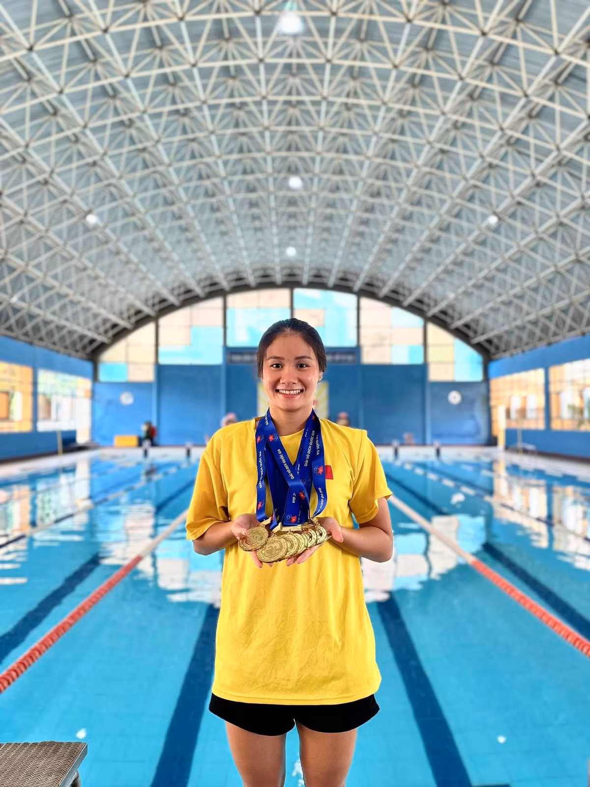 Cùng năm 2020, tại giải bơi - lặn vô địch trẻ Quốc gia diễn ra tại Đà Nẵng, nữ VĐV này đã phá tiếp một kỷ lục khác của Ánh Viên ở nội dung 200m hỗn hợp độ tuổi 14-15. Thành tích mới là 2 phút 21 giây 67, vượt qua kỷ lục cũ là 2 phút 22 giây 05 do Ánh Viên xác lập đã tồn tại suốt 9 năm rồi bị phá.