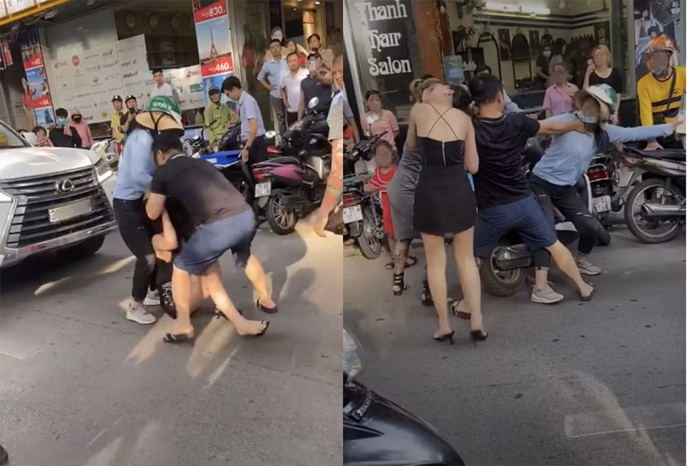 Vu danh ghen chong cho bo tren xe Lexus LX570: Nguoi chong bi xu sao?