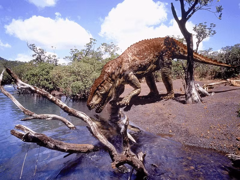 Fasolasuchus, cao khoảng 10m, là một trong những động vật ăn thịt khủng long lớn nhất từng tồn tại. Thật khó để tưởng tượng bất cứ loài động vật nào có thể hạ gục khủng long bạo chúa và các loài khủng long khác nhưng Fasolasuchus dường như sinh ra để làm điều đó. (Nguồn Emgn)