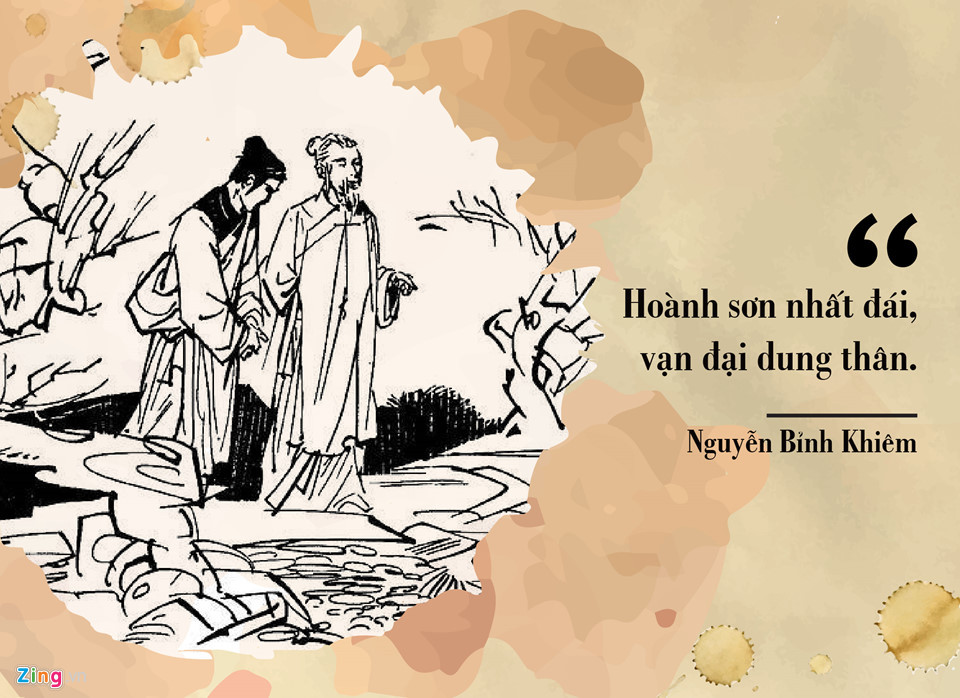 Trạng Trình Nguyễn Bỉnh Khiêm là danh nhân lịch sử lớn nhất của nước ta ở thế kỷ XVI. Không chỉ có hiểu biết sâu rộng, Nguyễn Bỉnh Khiêm còn có tầm nhìn chiến lược xuất sắc. Ông từng khuyên chúa Trịnh đừng cuớp ngôi nhà Lê để sự nghiệp được vững bền. Trước khi vào Nam, Chúa Tiên (Nguyễn Hoàng) cũng đến hỏi ý kiến ông và được Trạng Trình chỉ kế cho với câu nói nổi tiếng: “Hoành Sơn nhất đái / Vạn đại dung thân” - một dãy Hoành Sơn có thể lập nên cơ nghiệp. Câu nói của quan Trạng đã mở đầu cho cơ nghiệp của dòng họ Nguyễn bền vững tới hàng trăm năm ở Đàng Trong, đồng thời cũng mở ra vận mệnh mới cho lịch sử dân tộc.