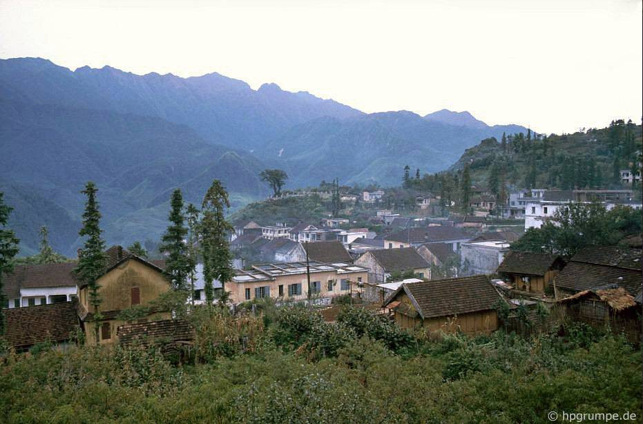 Thị trấn Sa Pa năm 1992.
