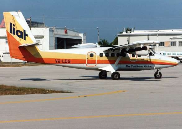 Chuyến bay 319 LIAT. Ngày 4/8/1986, chiếc máy bay LIAT Twin Otter chở 13 người mất tích trong hành trình từ St. Lucia tới St. Vincent. Sau khi mất liên lạc với tháp kiểm soát chỉ vài phút trước giờ hạ cánh dự kiến, chiếc máy bay được cho là đã chuyển hướng và sau đó không ai nhìn thấy nó nữa.