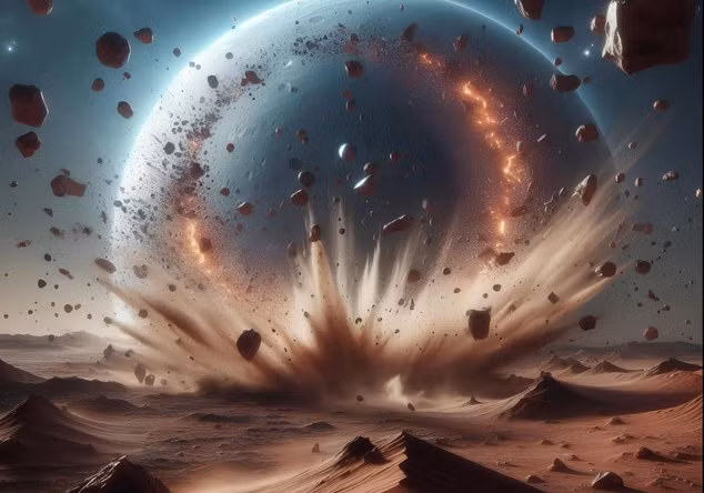 Tàu NASA đã gián tiếp bắn phá Sao Hỏa Tau NASA da gian tiep ban pha Sao Hoa