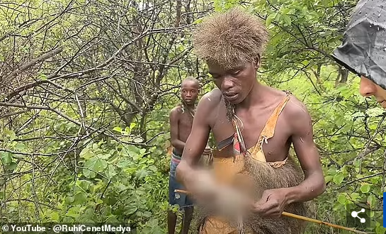 Trong thời gian nghỉ giải lao, những người đàn ông ăn mật từ tổ ong và Ruhi giải thích rằng mật ong của bộ tộc "chứa đầy năng lượng và chất dinh dưỡng quan trọng giúp họ luôn mạnh mẽ trong tự nhiên".