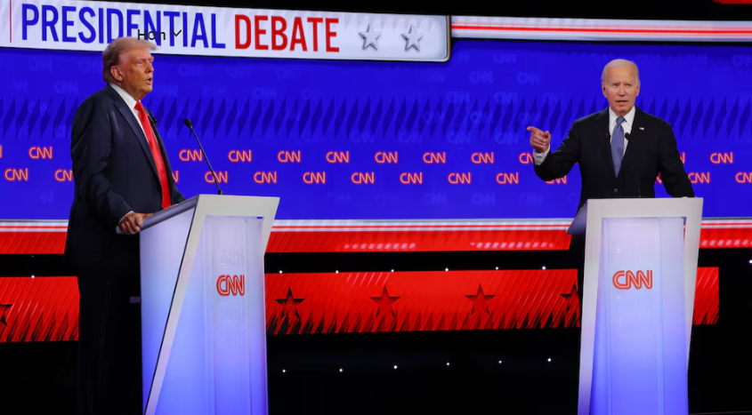 Cuộc tranh luận hôm 27/6 đã diễn ra theo đúng kế hoạch với thời lượng 90 phút với một số quy định được áp dụng như số phút dành cho mỗi ứng cử viên trả lời hoặc phản biện, micro bị tắt cho tới khi tới lượt trả lời và không có khán giả trực tiếp tại trường quay,... 