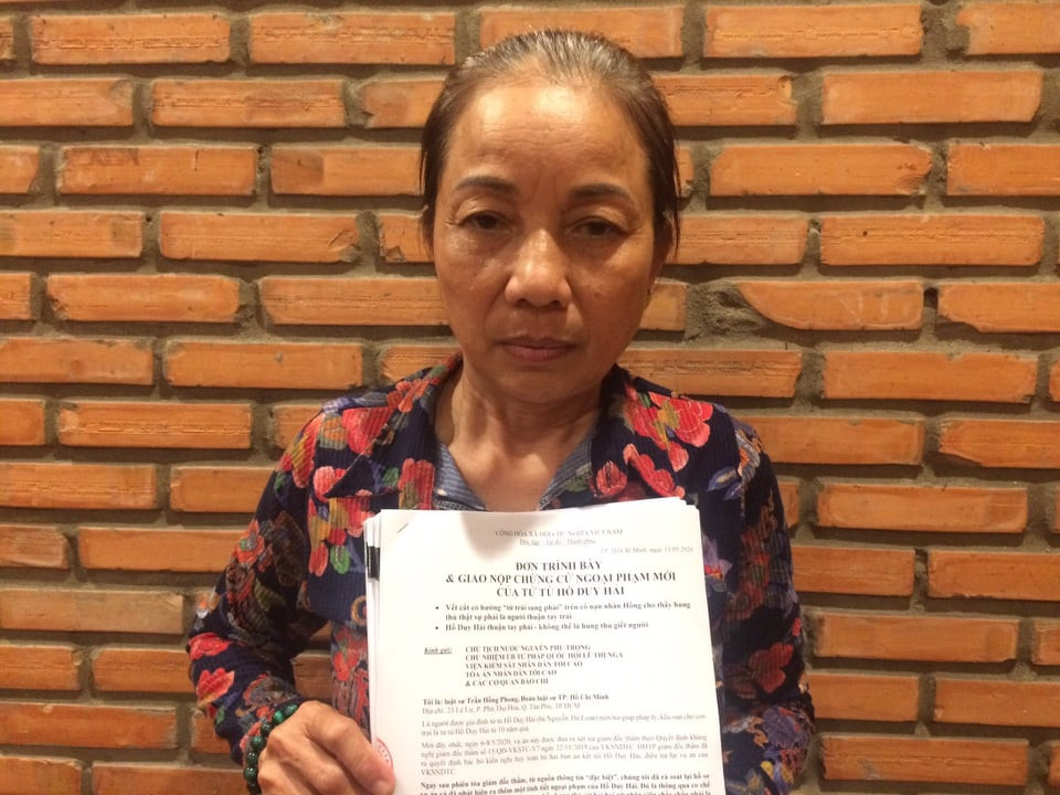 Vu an tu tu Ho Duy Hai: Luat su cong bo chung cu moi gi?