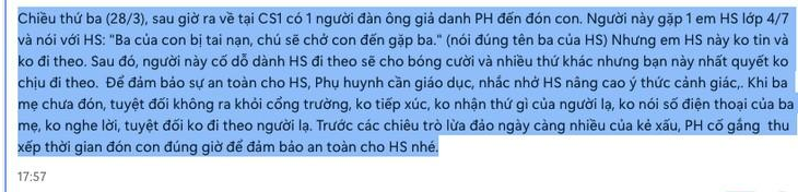 Đà Nẵng: Người lạ dụ dỗ học sinh trước cổng trường tiểu học - Hình 2 Da Nang: Nguoi la du do hoc sinh truoc cong truong tieu hoc-Hinh-2