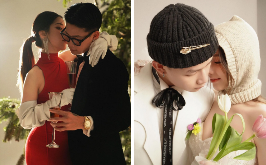 Ảnh cưới của cặp đôi được thực hiện theo 4 phong cách khác nhau 