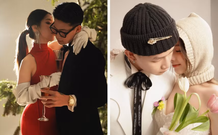 Ảnh cưới của cặp đôi được thực hiện theo 4 phong cách khác nhau 