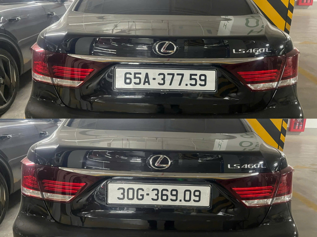 Ha Noi: “Xe sang” Lexus lap che do lat bien, dung bien so gia