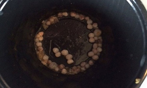 An hau o nha hang, moi duoc 50 vien ngoc trai