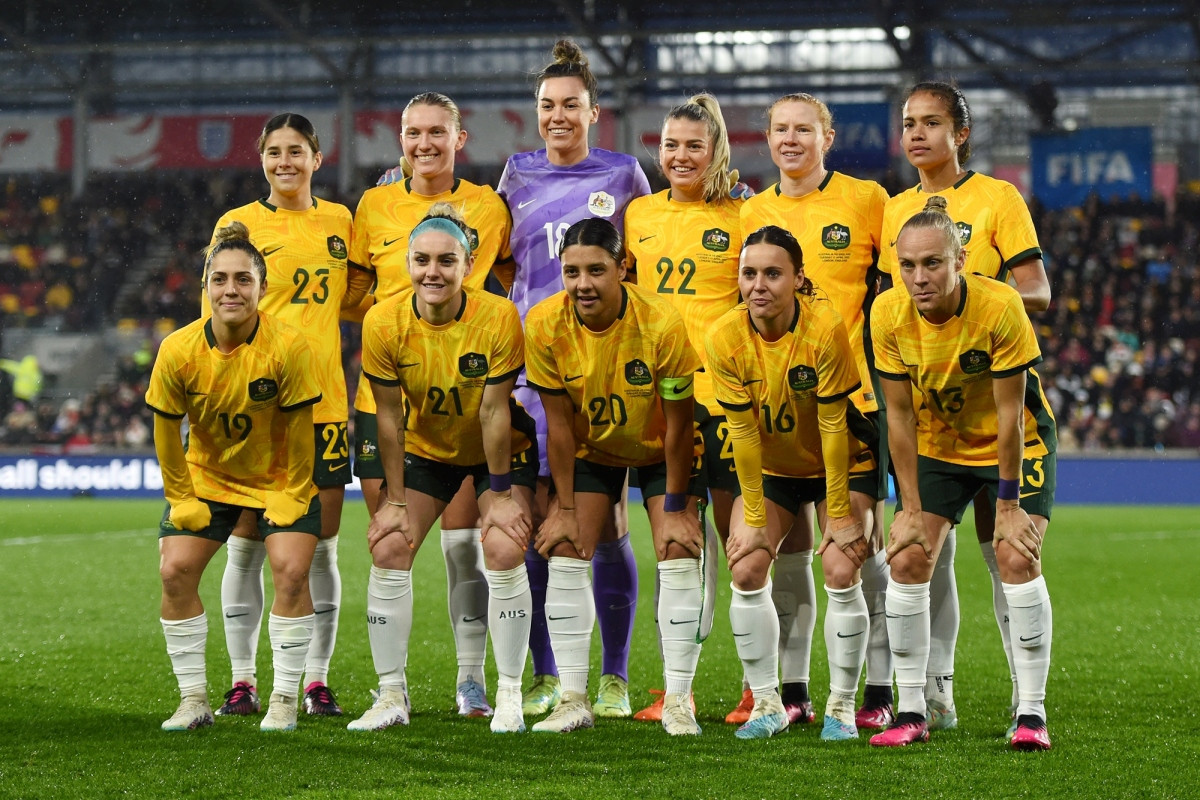 Chủ nhà World Cup nữ 2023 là Australia vẫn là màu vàng xanh truyền thống.
